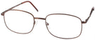 Rectangle Brown Eurospec 46 Progressive No-Lines View #1