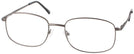 Rectangle Gumetal Eurospec 46 Progressive No-Lines View #1