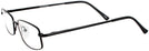 Rectangle Black Eurospec 49 Progressive No-Lines View #3