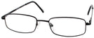 Rectangle Black Eurospec 49 Progressive No-Lines View #1