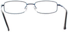 Rectangle Blue Eurospec 49 Single Vision Full Frame View #4