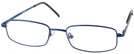 Rectangle Blue Eurospec 49 Single Vision Full Frame View #1