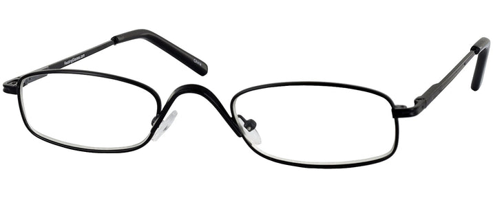 Rectangle Black Eurospec IX Single Vision Half Frame View #1