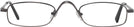 Rectangle Gunmetal Eurospec IX Single Vision Half Frame View #2
