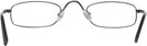 Rectangle Gunmetal Eurospec IX Single Vision Half Frame View #4