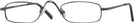 Rectangle Gunmetal Eurospec IX Single Vision Half Frame View #1