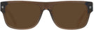 Rectangle Brown/tortoise Zegna EZ0088 Progressive Reading Sunglasses View #2