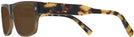 Rectangle Brown/tortoise Zegna EZ0088 Progressive Reading Sunglasses View #3