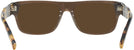 Rectangle Brown/tortoise Zegna EZ0088 Progressive Reading Sunglasses View #4