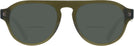 Rectangle Green Zegna EZ0099 Bifocal Reading Sunglasses View #2