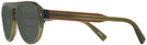 Rectangle Green Zegna EZ0099 Bifocal Reading Sunglasses View #3