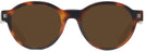 Round Tortoise Zegna EZ0100 Progressive No Line Reading Sunglasses View #2