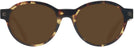 Round Honey Tortoise Zegna EZ0100 Progressive No Line Reading Sunglasses View #2