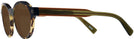 Round Honey Tortoise Zegna EZ0100 Progressive No Line Reading Sunglasses View #3