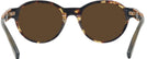 Round Honey Tortoise Zegna EZ0100 Progressive No Line Reading Sunglasses View #4