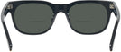 Square Black Zegna EZ0101 Bifocal Reading Sunglasses View #4