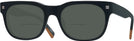 Square Black Zegna EZ0101 Bifocal Reading Sunglasses View #1