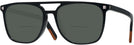 Square Black Zegna EZ0124-F Bifocal Reading Sunglasses View #1