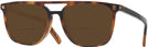 Square Tortoise Zegna EZ0124-F Bifocal Reading Sunglasses View #1