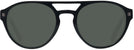 Aviator Black Zegna EZ0134 Progressive Reading Sunglasses View #2