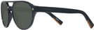 Aviator Black Zegna EZ0134 Progressive Reading Sunglasses View #3