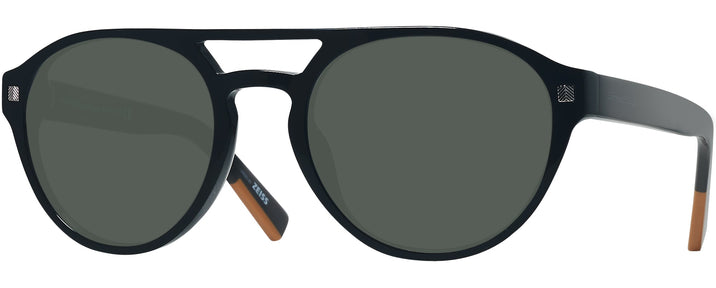 Aviator Black Zegna EZ0134 Progressive Reading Sunglasses View #1