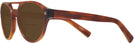 Aviator Tortoise Zegna EZ0134 Bifocal Reading Sunglasses View #3
