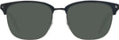 Square Black/silver Zegna EZ0143-D Progressive Reading Sunglasses View #2