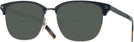 Square Black/silver Zegna EZ0143-D Bifocal Reading Sunglasses View #1