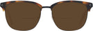 Square Tortoise/black Zegna EZ0143-D Bifocal Reading Sunglasses View #2