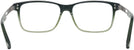 Square Dark Green Fade Zegna EZ5076 Computer Style Progressive View #4