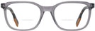 Square Transparent Grey/black Havana Zegna EZ5129 Bifocal View #2
