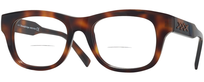 Square Tortoise Zegna EZ5156 Bifocal View #1