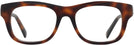Square Tortoise Zegna EZ5156 Single Vision Full Frame View #2