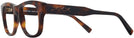 Square Tortoise Zegna EZ5156 Single Vision Full Frame View #3