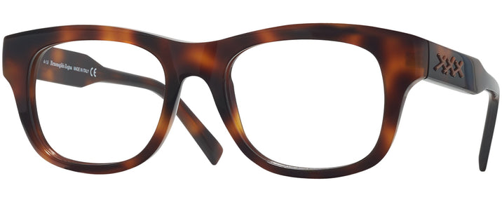 Square Tortoise Zegna EZ5156 Progressive No-Lines View #1