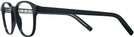 Square Black Zegna EZ5169 Single Vision Full Frame View #3