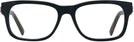 Square Black Zegna EZ5173 Single Vision Full Frame View #2