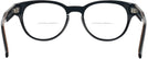 Round Black Zegna EZ5174 Bifocal View #4