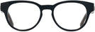 Round Black Zegna EZ5174 Single Vision Full Frame View #2