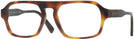 Square Tortoise Zegna EZ5189 Progressive No-Lines View #1