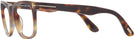 Square Coloured Havana Tom Ford 1099 Computer Style Progressive View #3