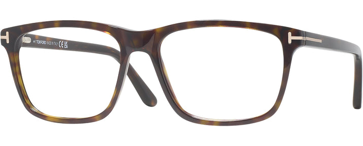 Rectangle Dark Havana Tom Ford 5479 Progressive No-Lines View #1