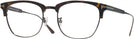 ClubMaster,Square Dark Havana/shiny Gunmetal Tom Ford 5590-F-B Computer Style Progressive View #1