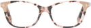 Rectangle Coloured Havana Tom Ford 5638 Progressive No-Lines View #2