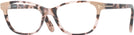 Rectangle Coloured Havana Tom Ford 5638 Single Vision Full Frame View #1