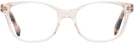 Rectangle Shiny Light Pink Tom Ford 5638 Single Vision Full Frame View #2