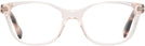 Rectangle Shiny Light Pink Tom Ford 5638 Single Vision Full Frame View #2