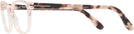 Rectangle Shiny Light Pink Tom Ford 5638 Single Vision Full Frame View #3