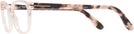 Rectangle Shiny Light Pink Tom Ford 5638 Single Vision Full Frame View #3